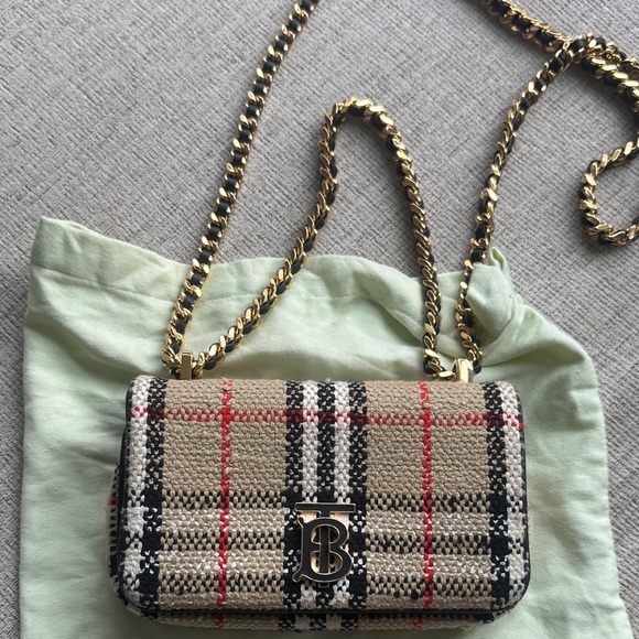Burberry plaid Chain Shoulder Bag - Picture 1 of 2